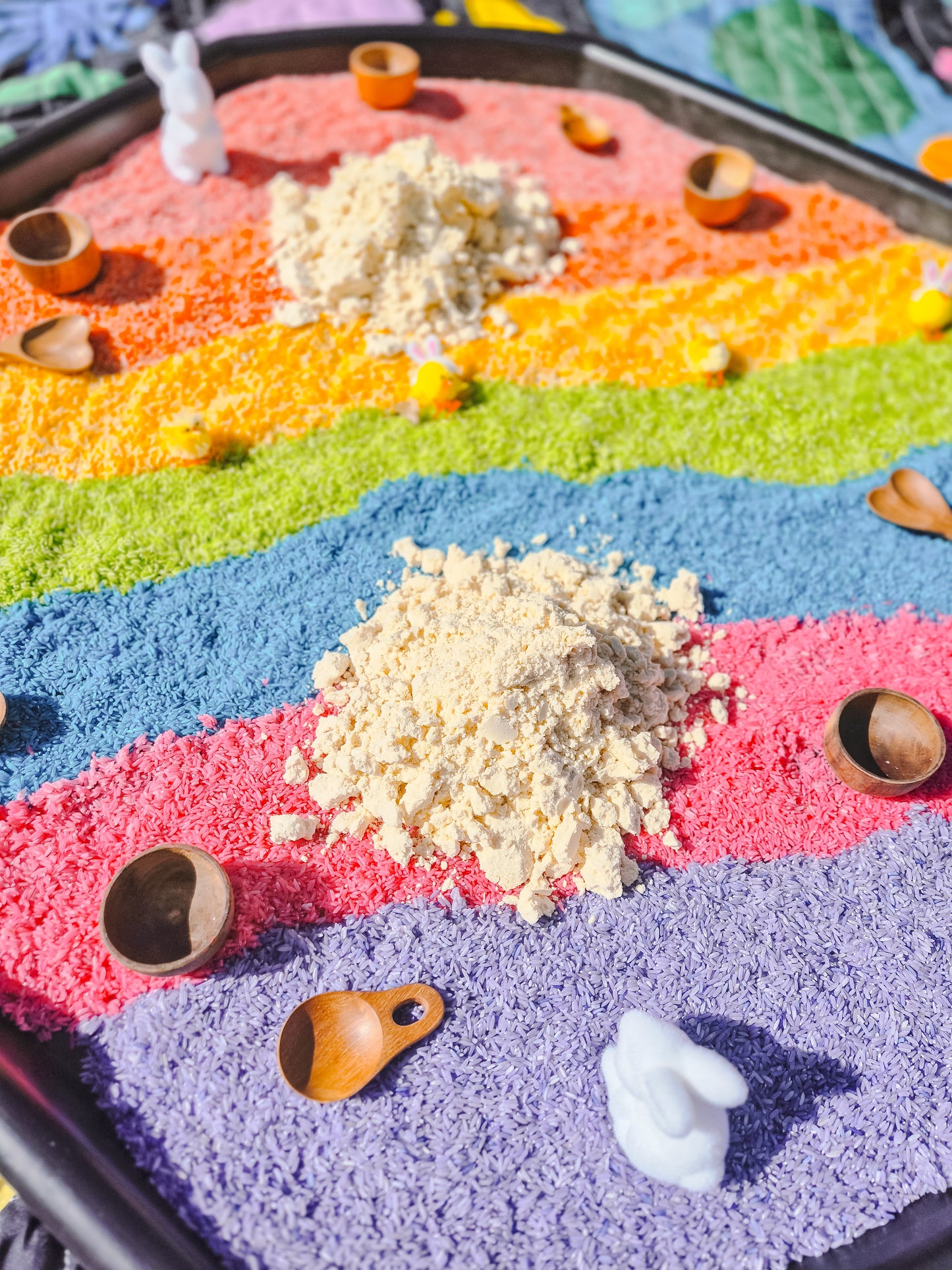 Coloured Rice Sensory Base - 1kg