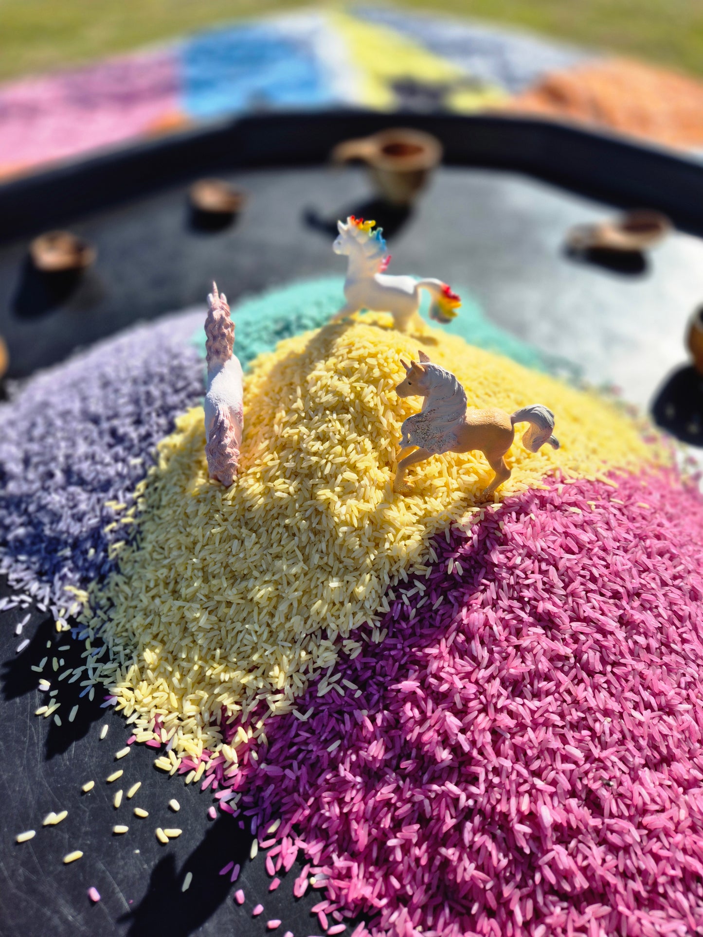 Coloured Rice Sensory Base - 1kg
