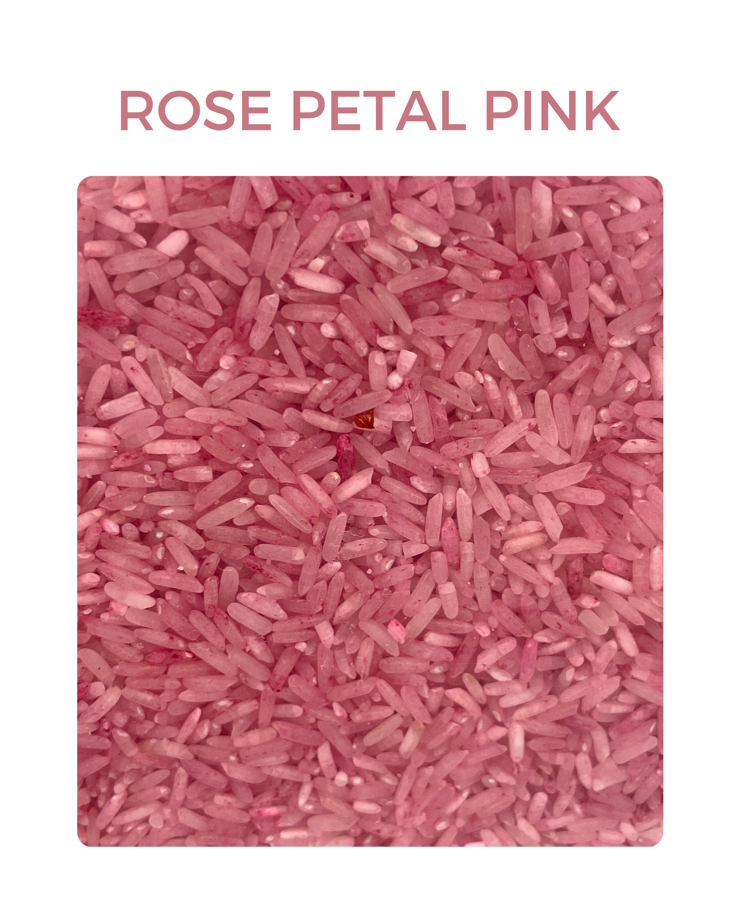 Coloured Rice Sensory Base - 1kg