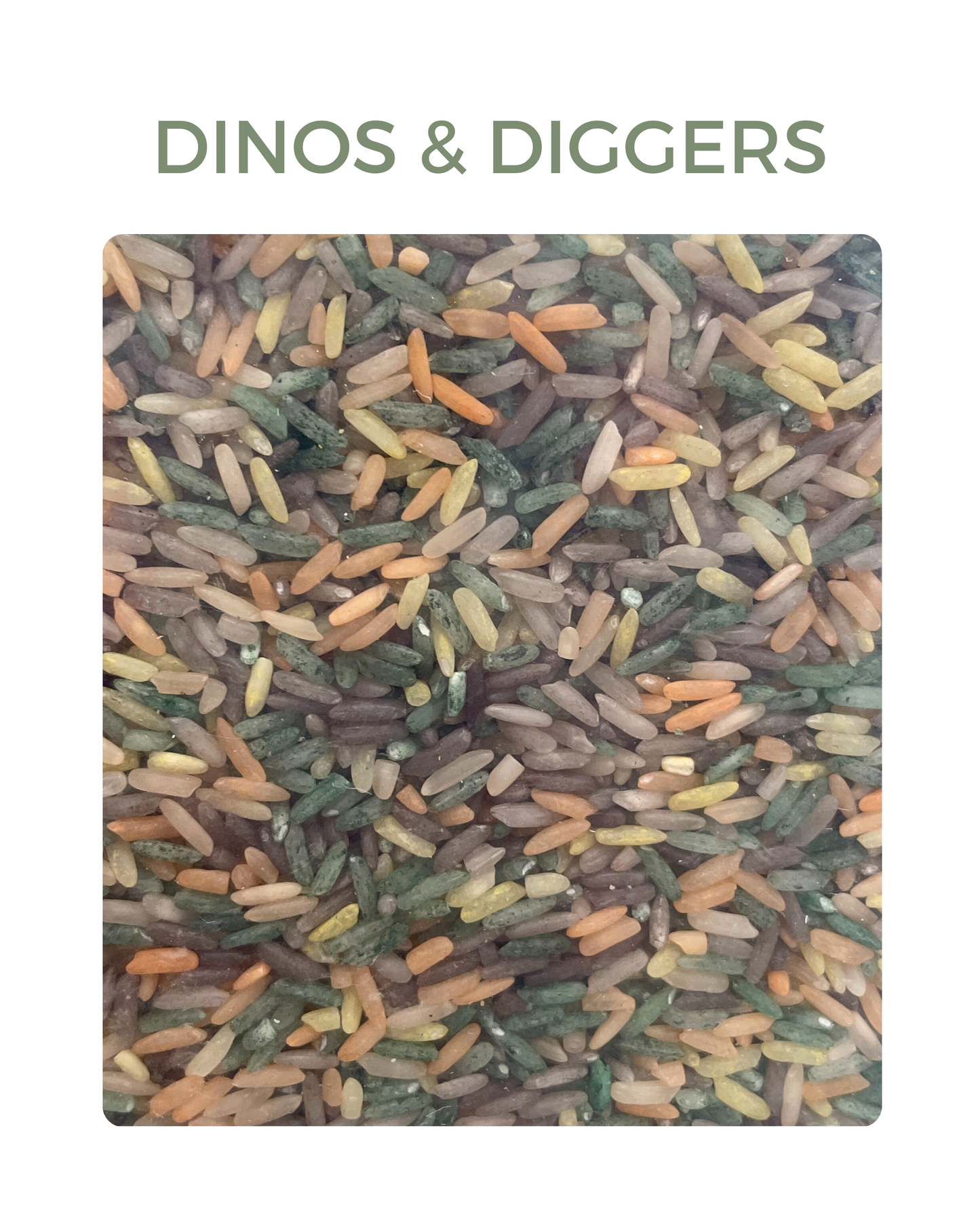 Coloured Rice Sensory Base - 1kg