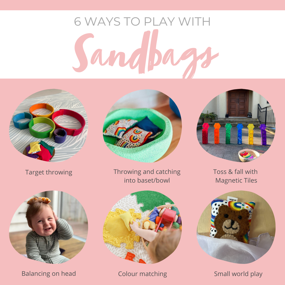 Rainbow Sandbags - Set of 6