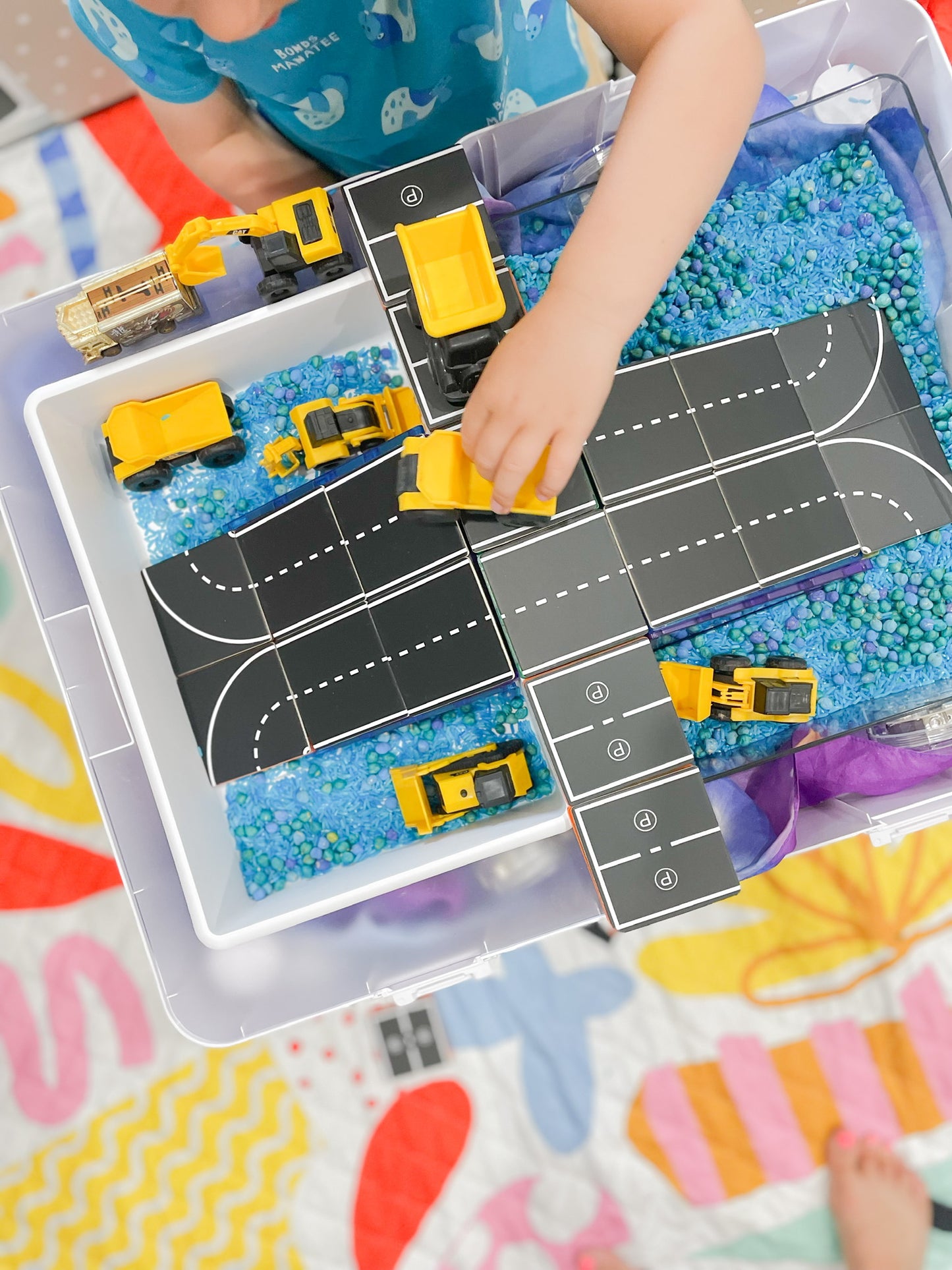 Magnetic Tile Topper - Road Pack