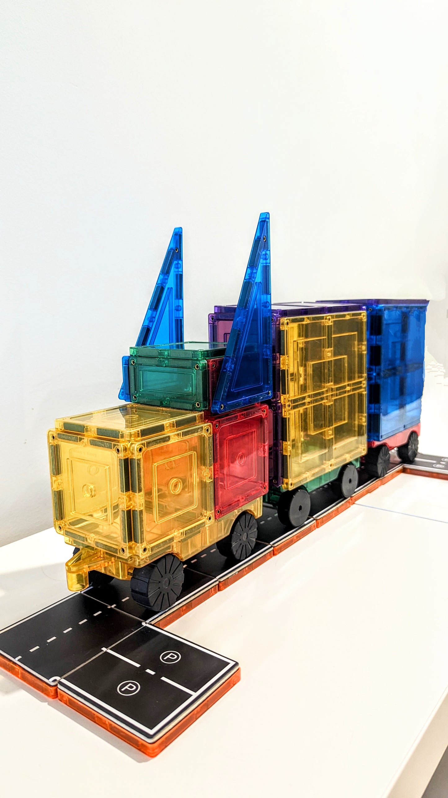 Magnetic Tile Topper - Road Pack