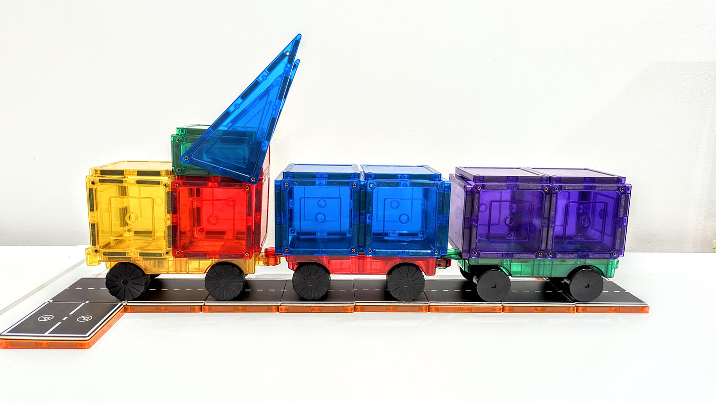 Magnetic Tile Topper - Road Pack