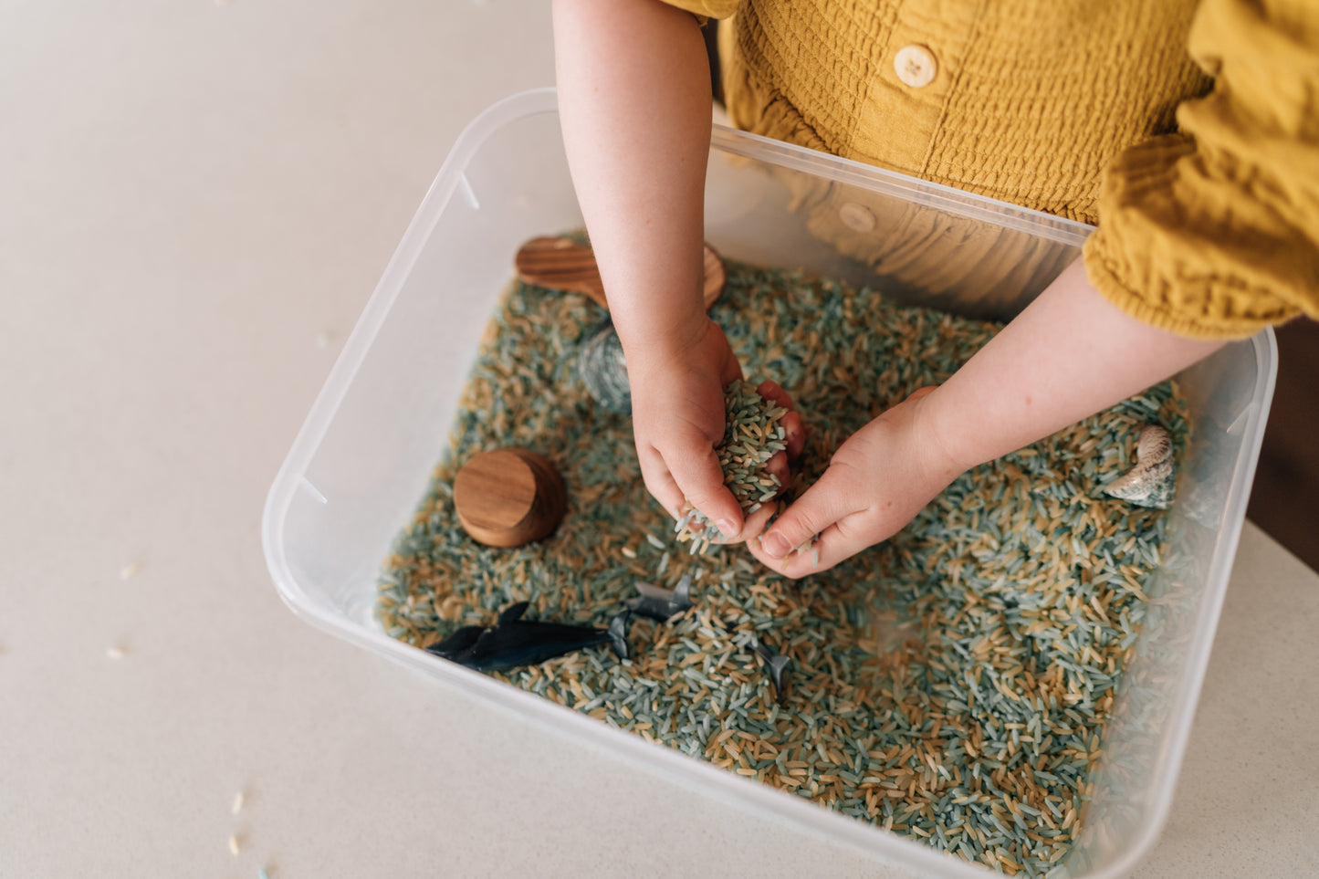 Coloured Rice Sensory Base - 1kg