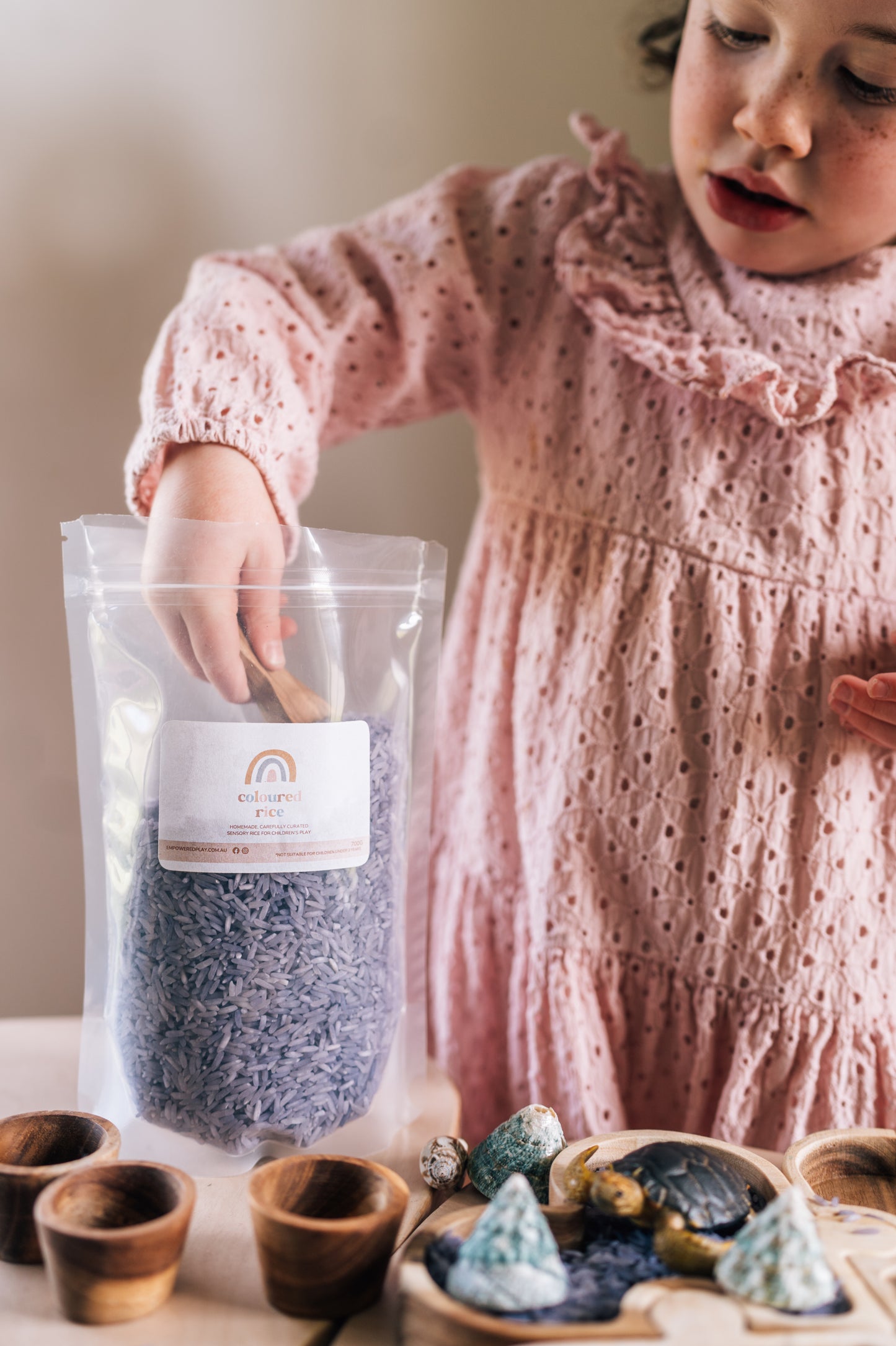 Coloured Rice Sensory Base - 1kg