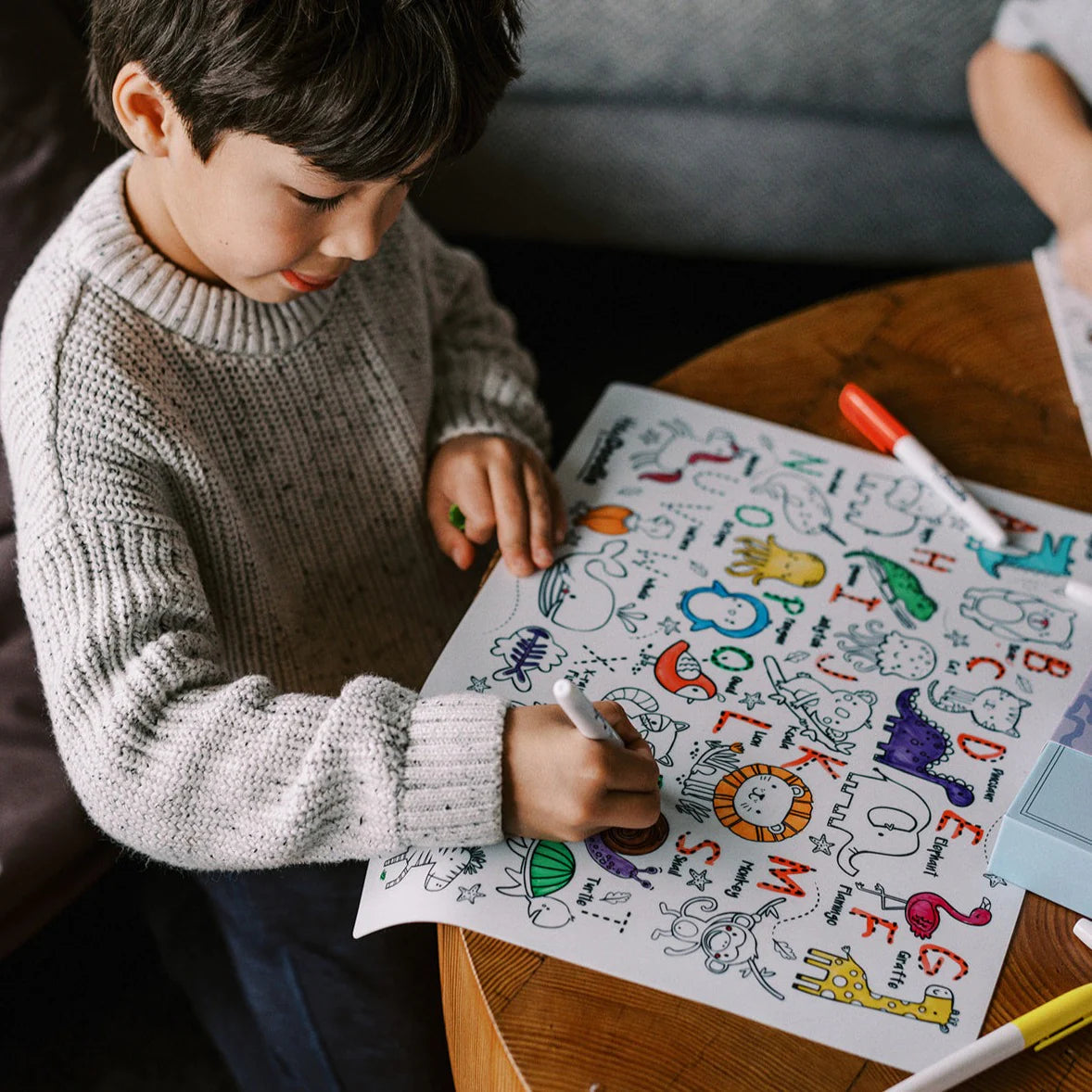 Colouring and Doodle Mat - Into The Wild