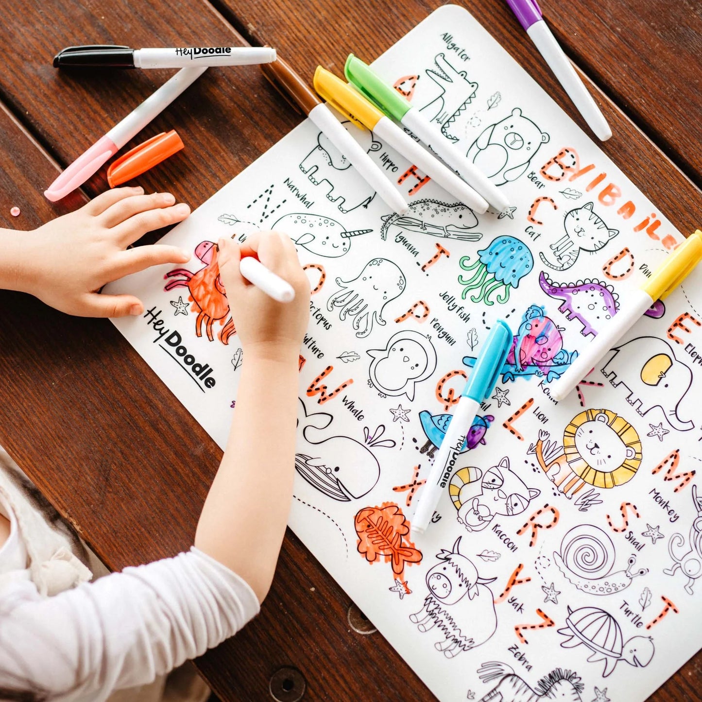 Colouring and Doodle Mat - Into The Wild