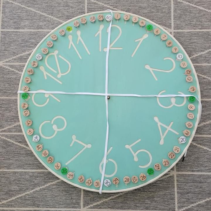 1-100 Number Coins with Pegs