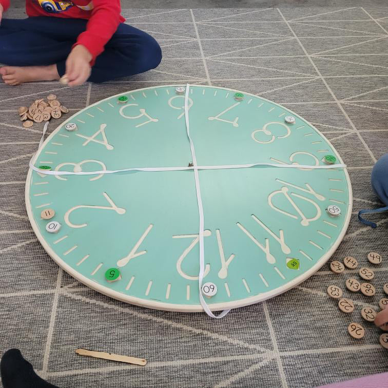 1-100 Number Coins with Pegs