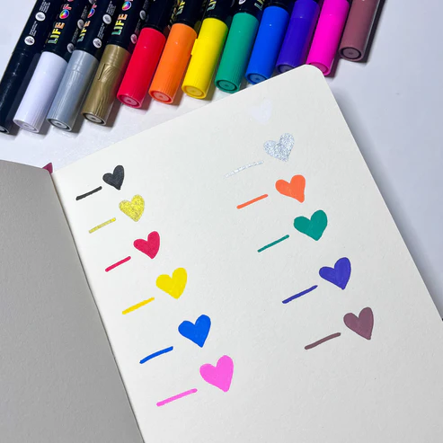 Acrylic Paint Pens - 3mm Medium Tip