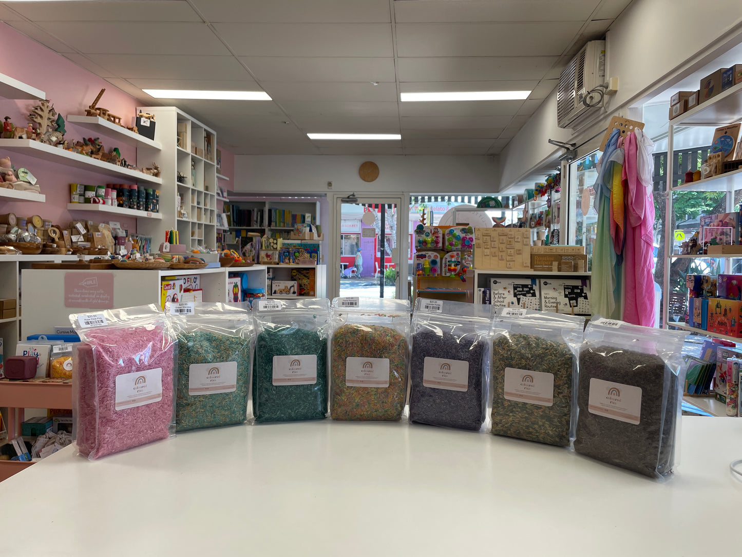 Coloured Rice Sensory Base - 1kg