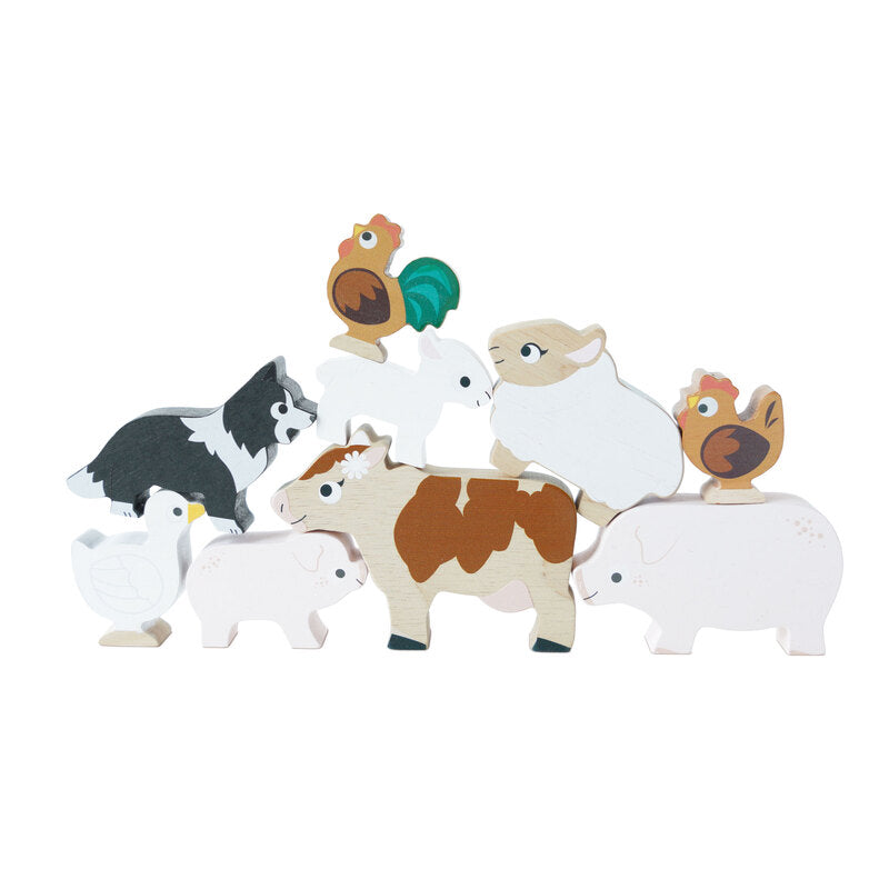 Petilou Farm Stacking Animals Bag – Little Toy Tribe