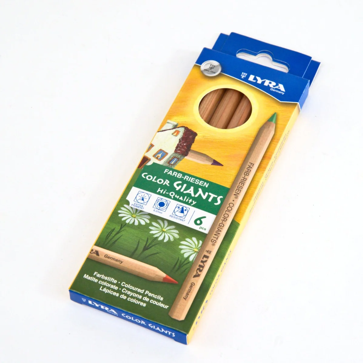 Lyra Giants Colouring Pencils - 6 Pack