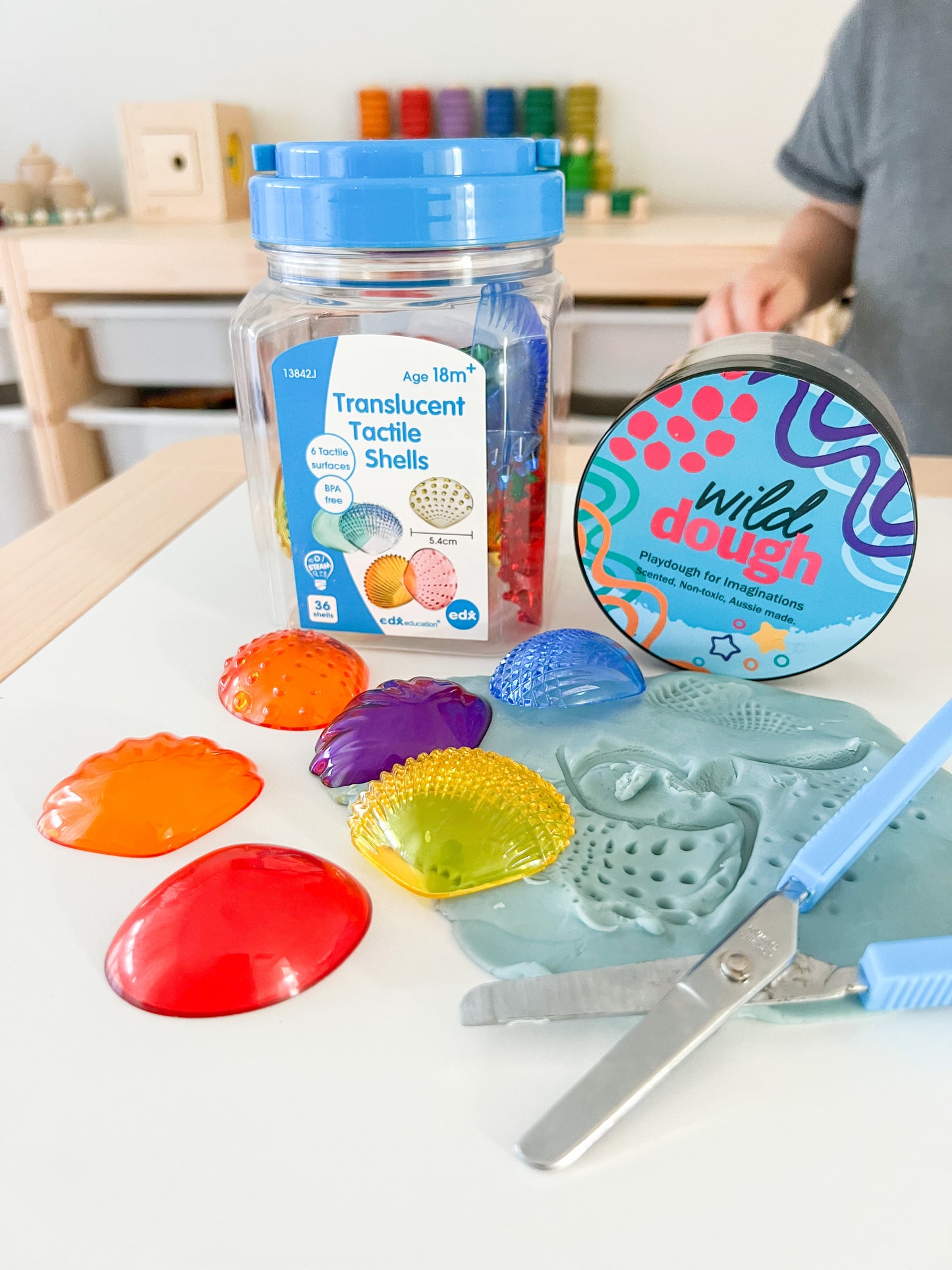 Transparent Tactile Shells
