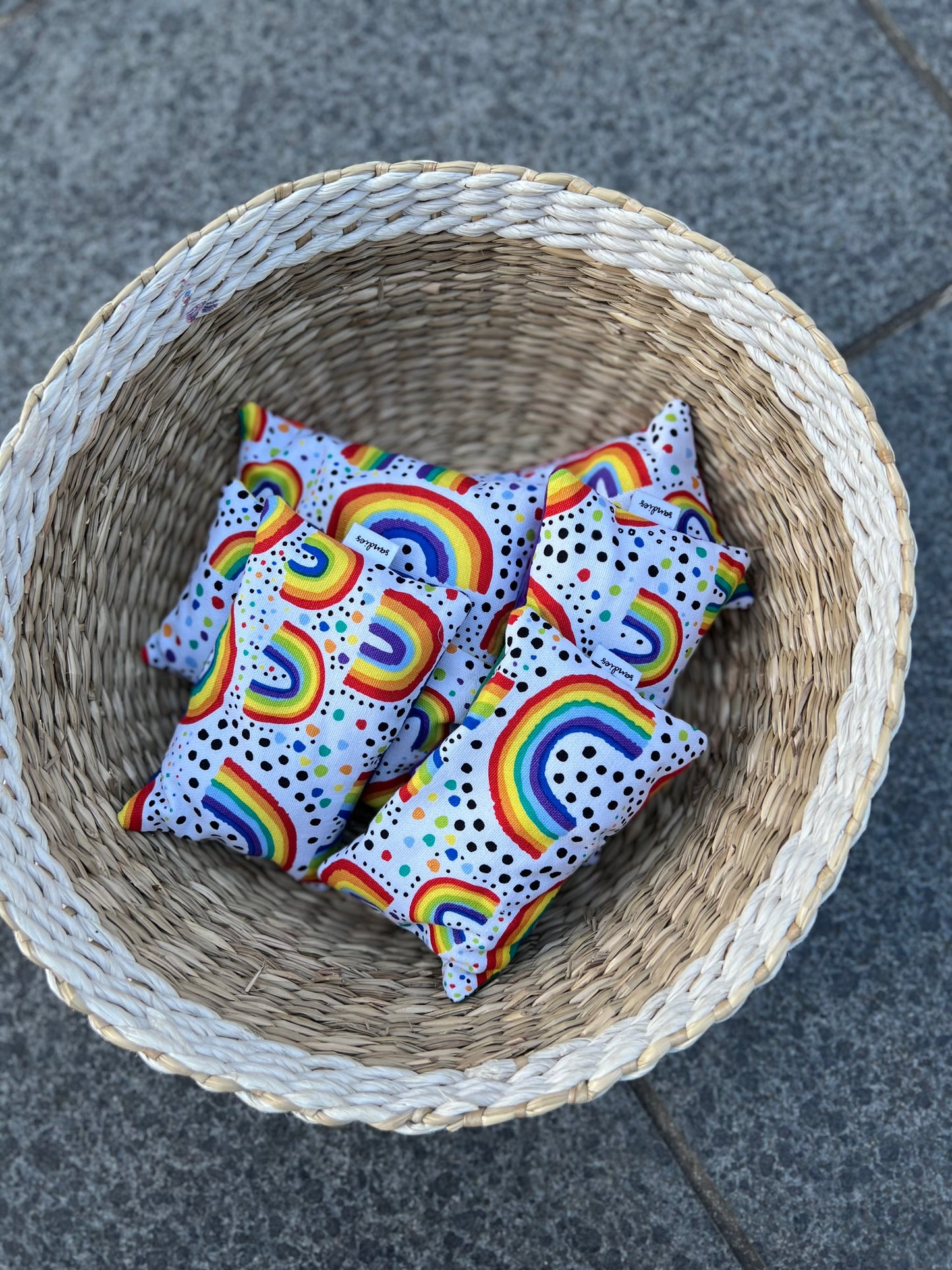 Rainbow Sandbags - Set of 6