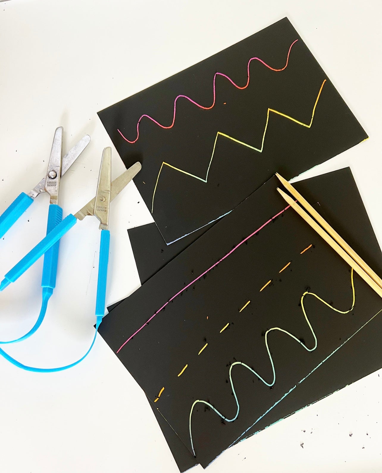 Rainbow Scratch Paper
