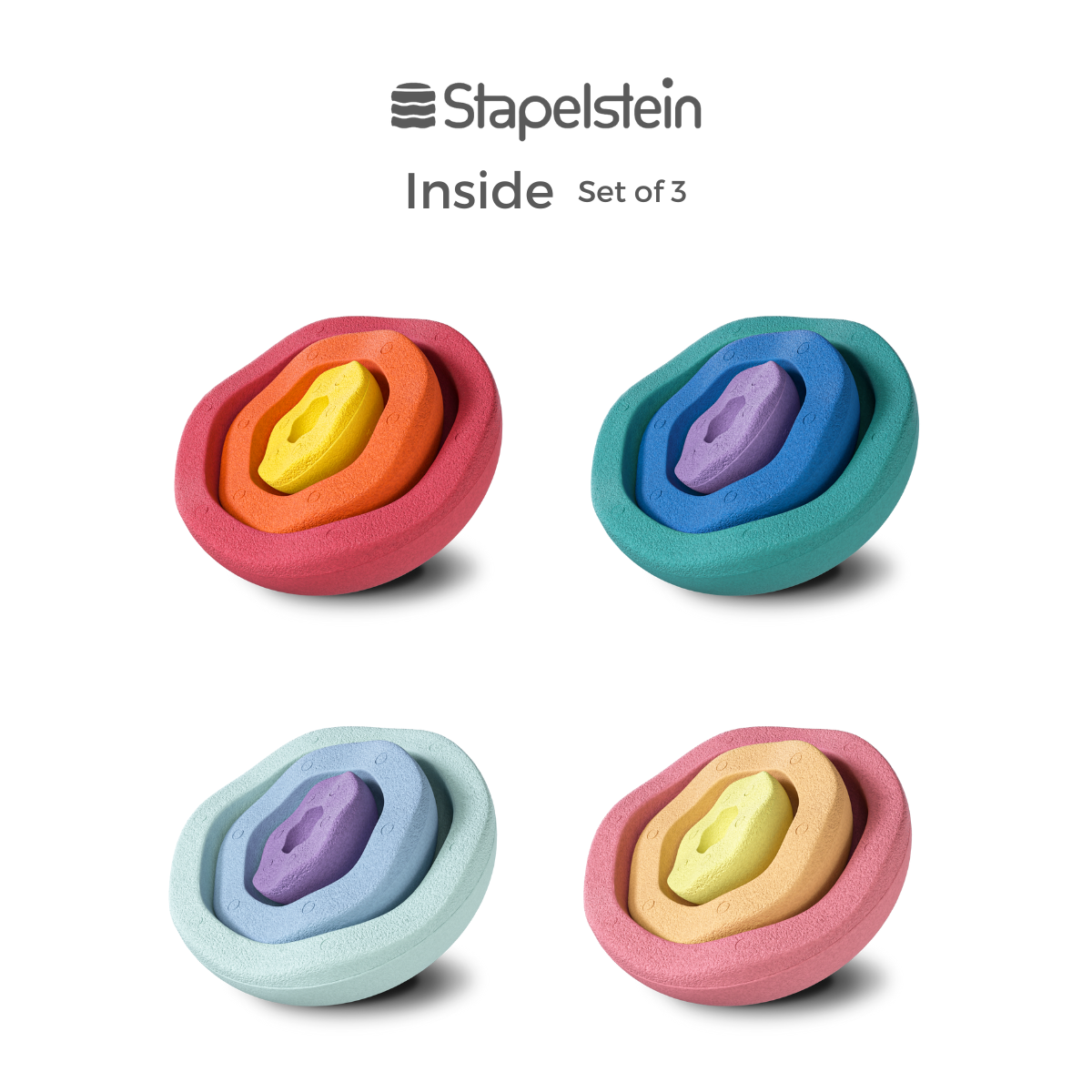 Stapelstein INSIDE - Set of 3