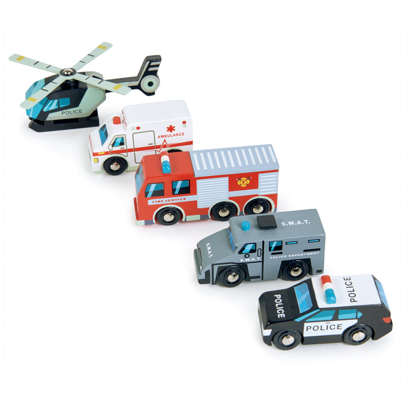 Toy store emergency vehicles