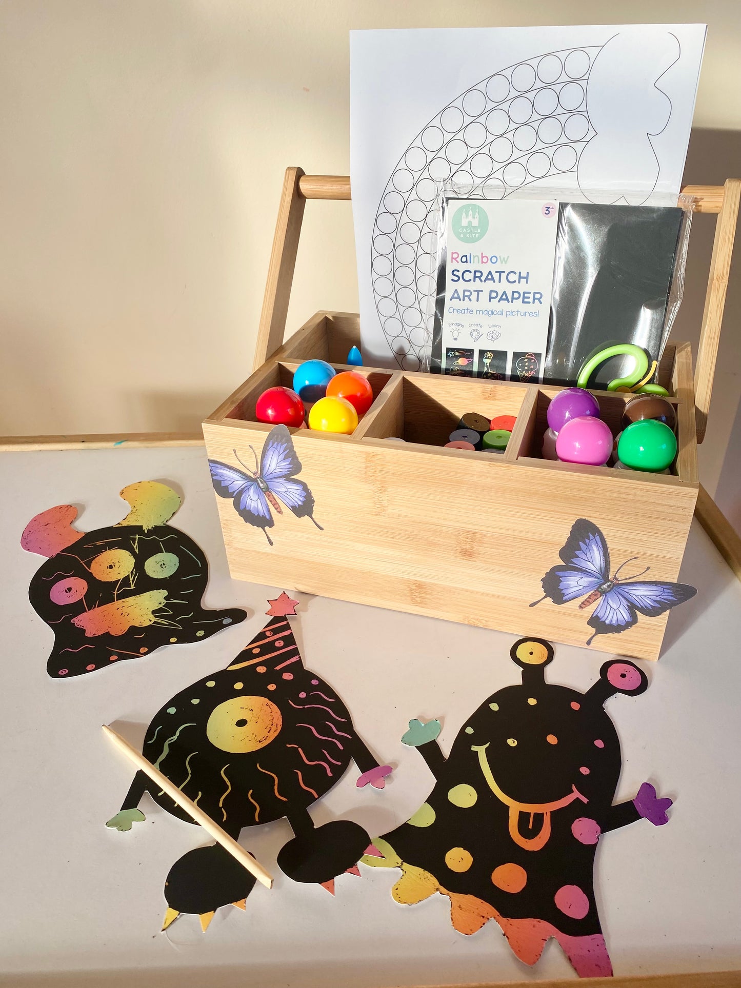 Rainbow Scratch Paper