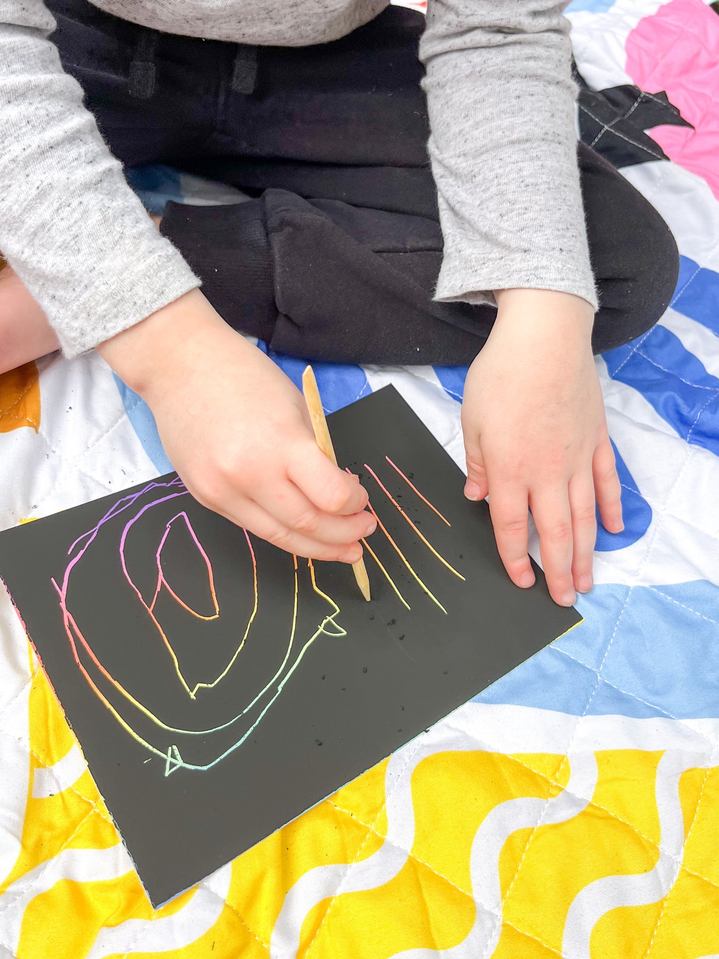 Rainbow Scratch Paper