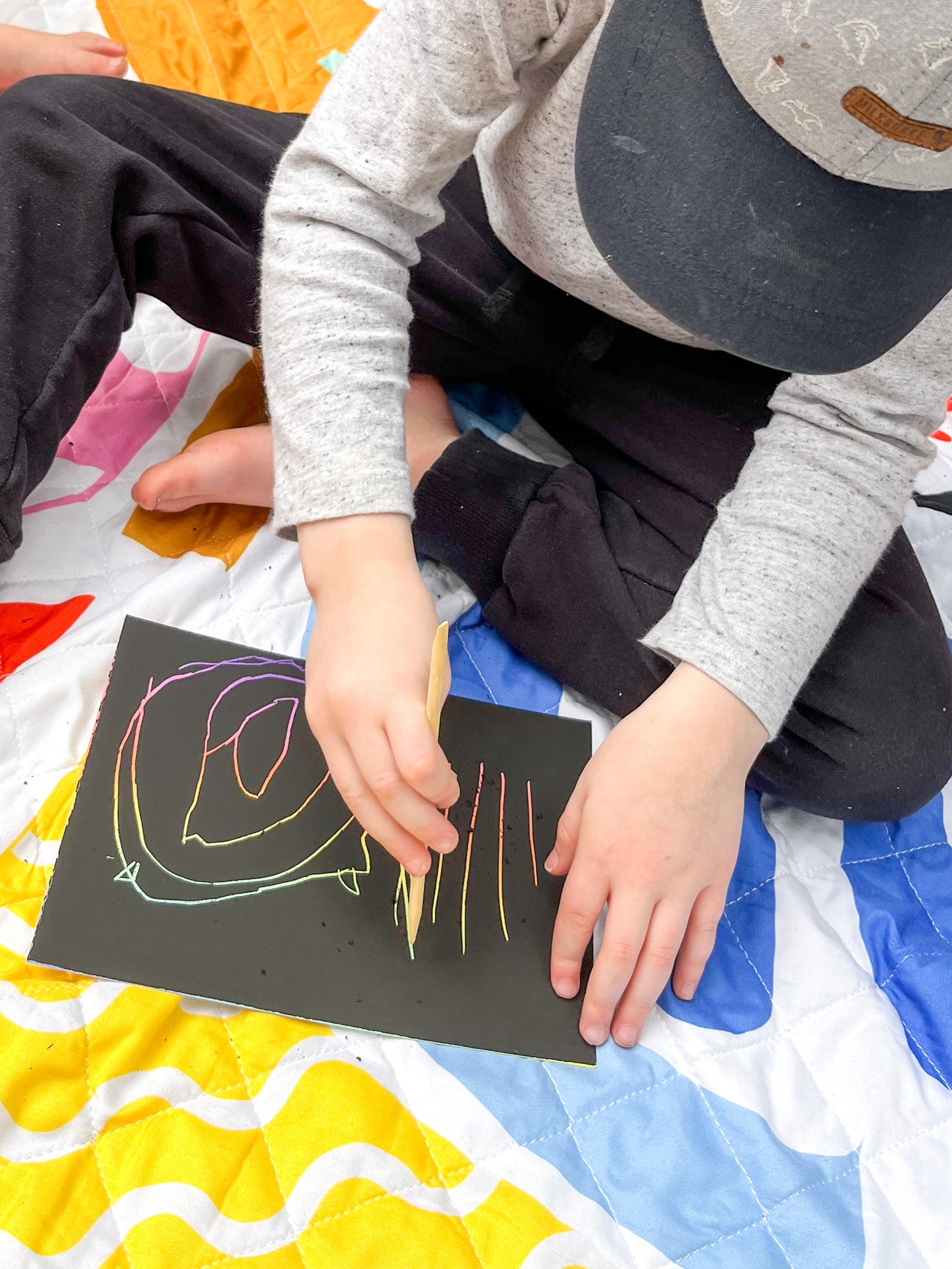 Rainbow Scratch Paper