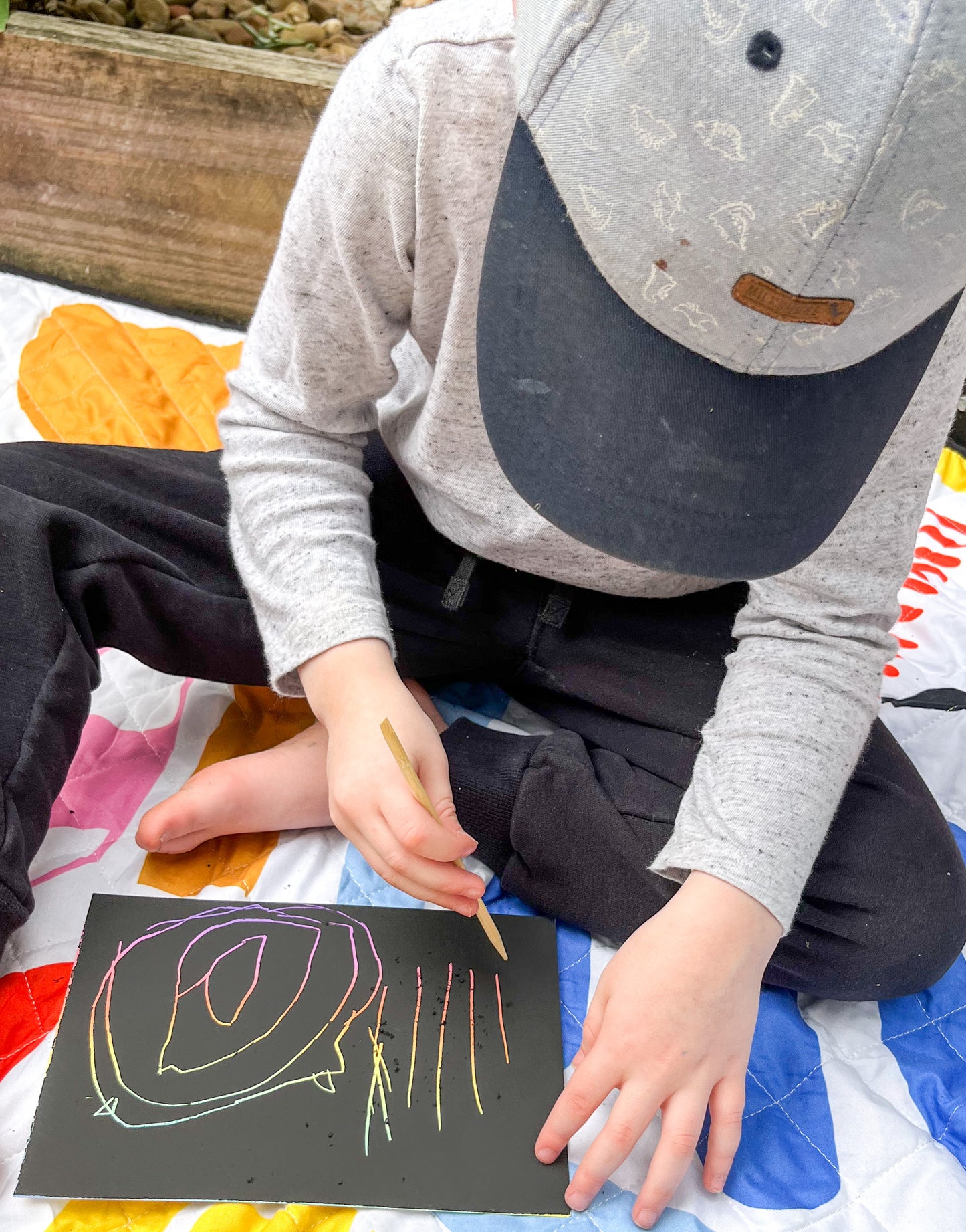 Rainbow Scratch Paper
