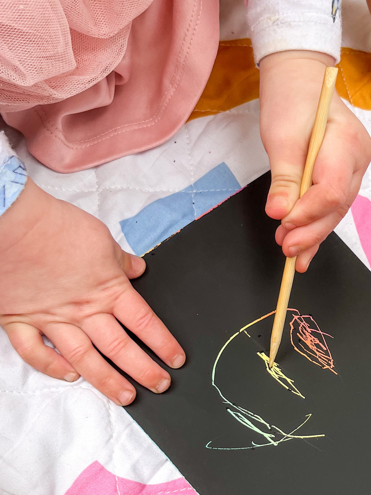 Rainbow Scratch Paper