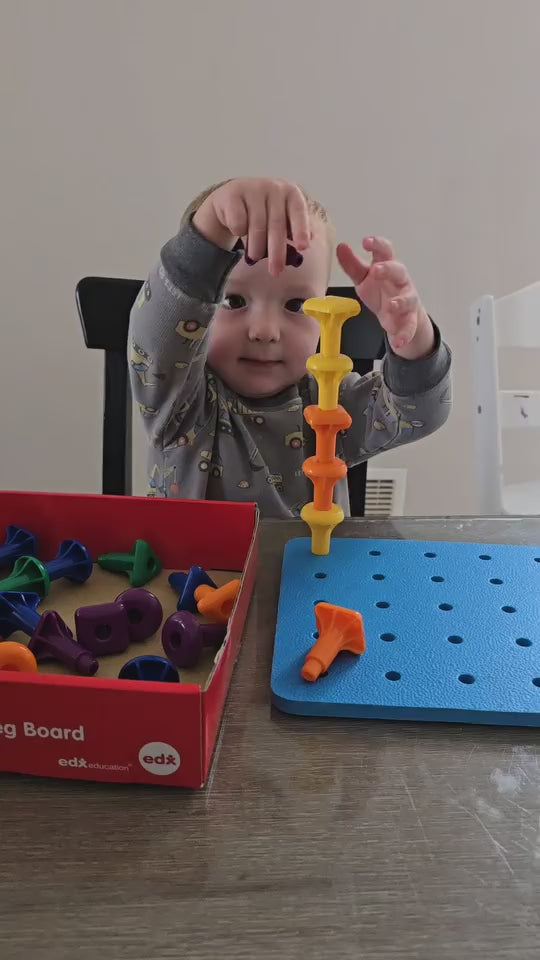 Load and play video in Gallery viewer, Geo Pegs and Peg Board
