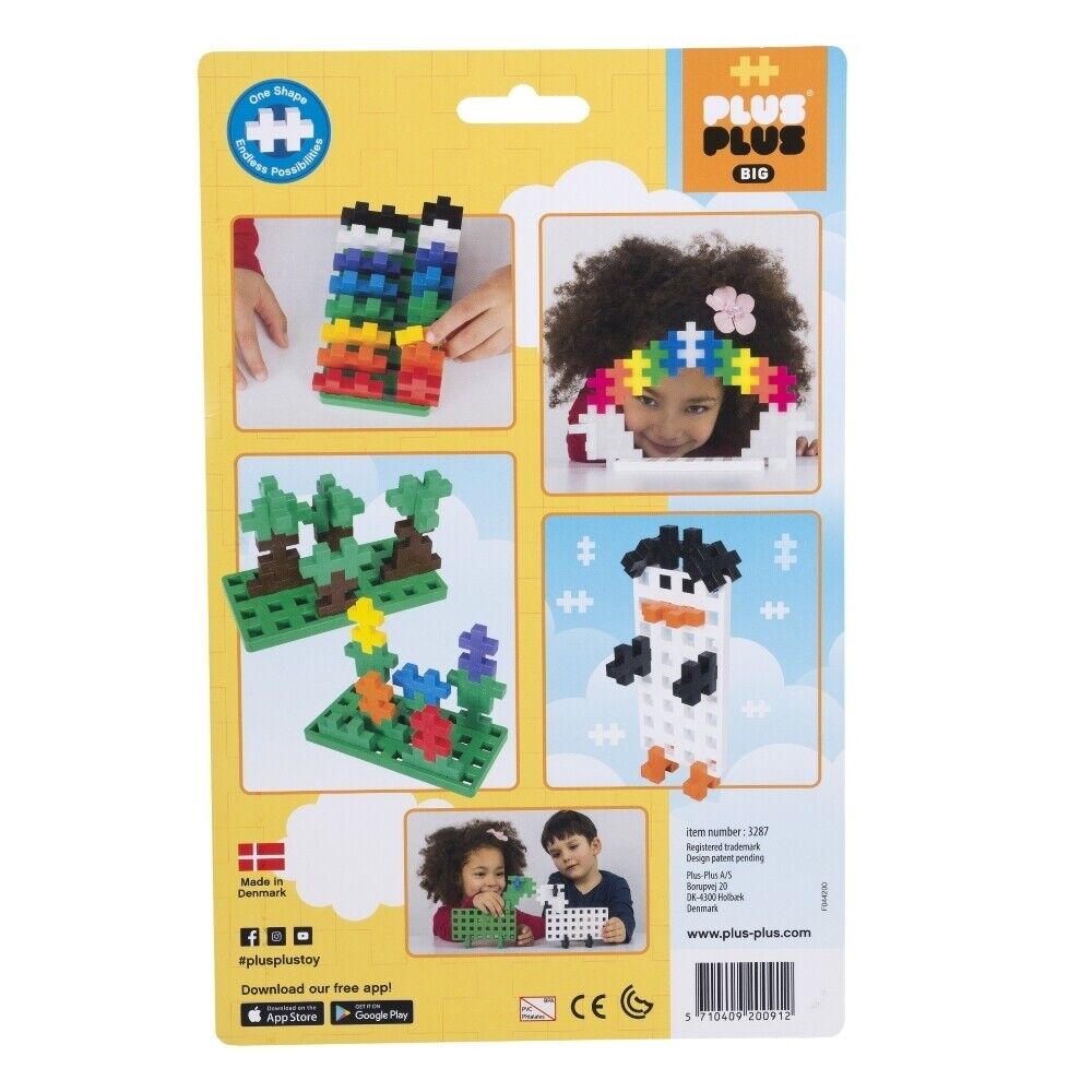 Plus Plus BIG - Base Plate Duo White and Green