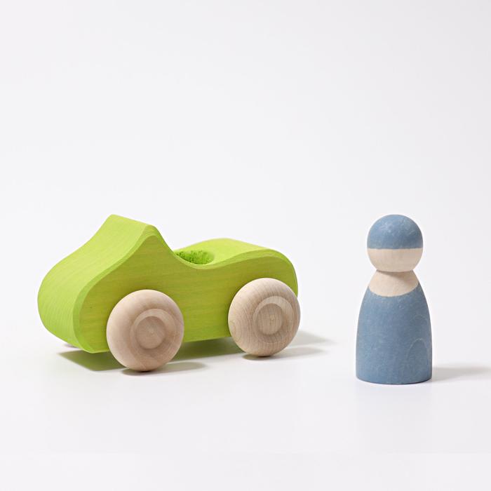 Grimm's Small Convertible Green Car  Little Toy Tribe