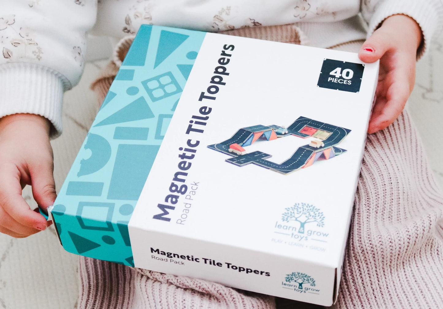Magnetic Tile Topper - Road Pack