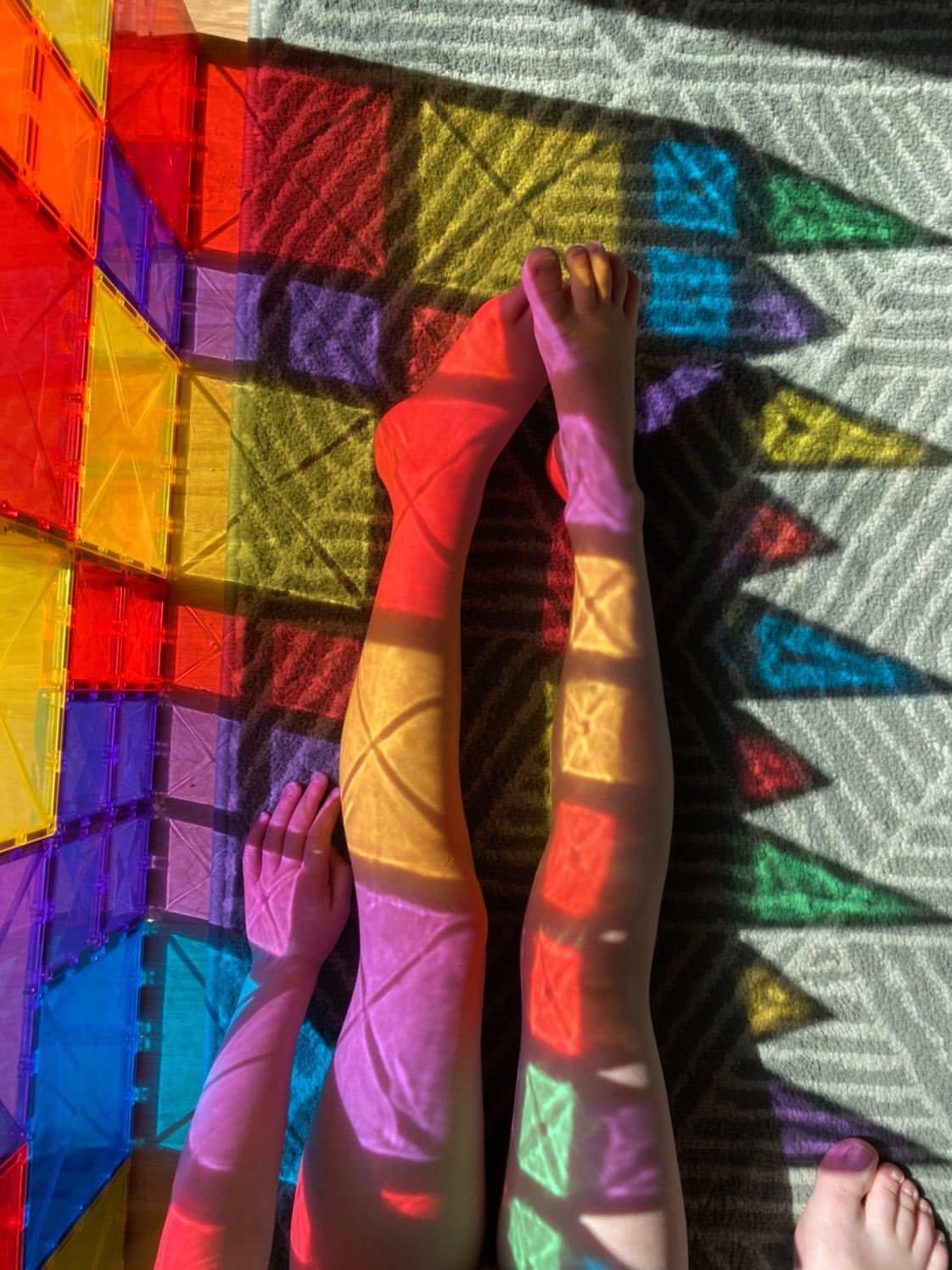 Rainbow Connetix Tiles - 102 Piece Creative Pack