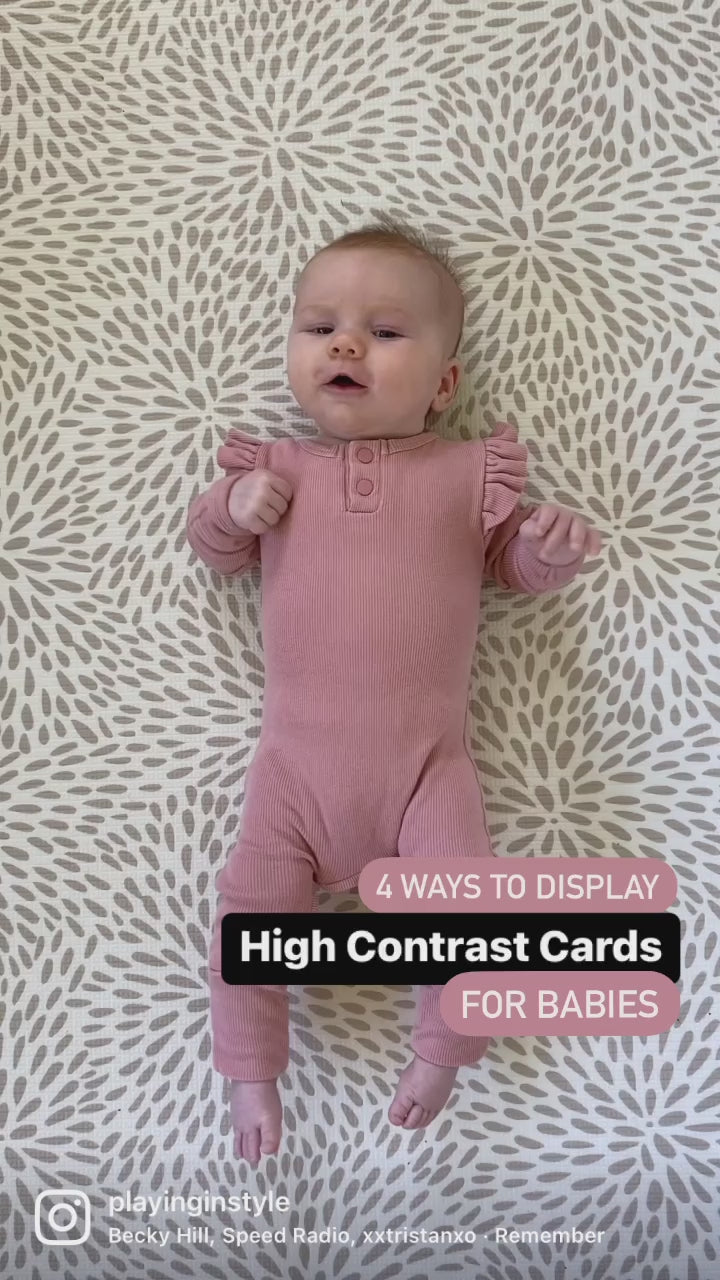 Load and play video in Gallery viewer, High Contrast Flash Cards