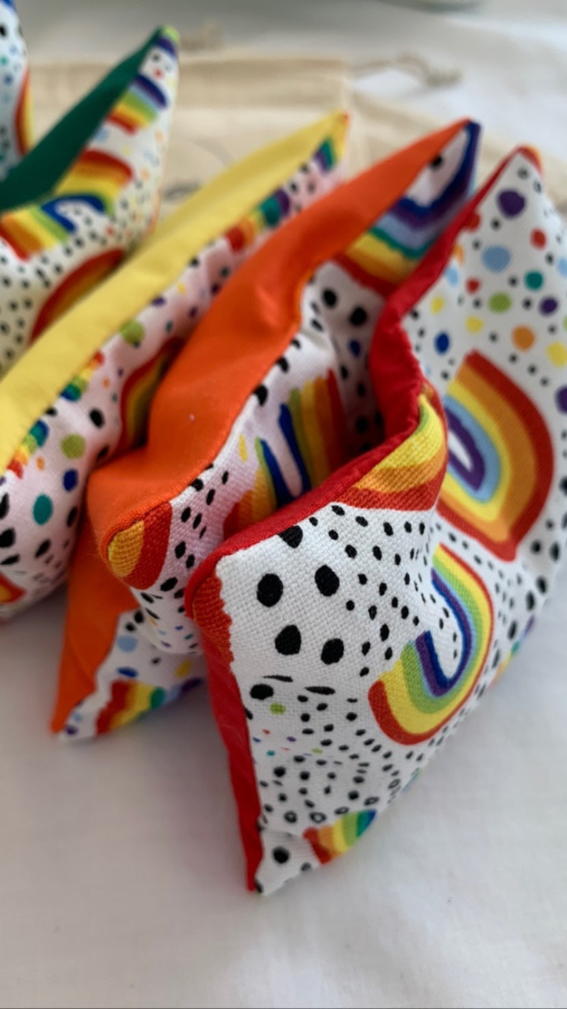 Rainbow Sandbags - Set of 6