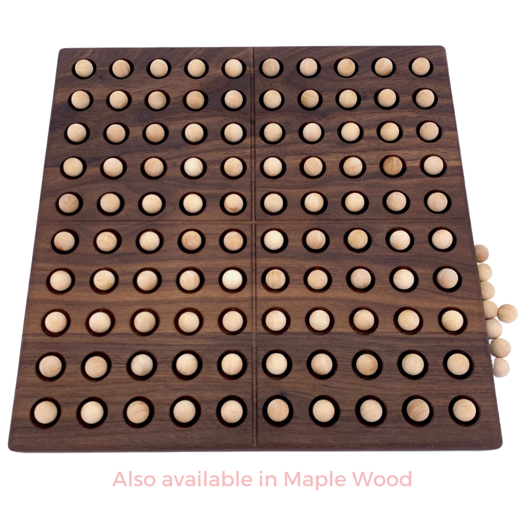 Hundreds Board with Wood Balls