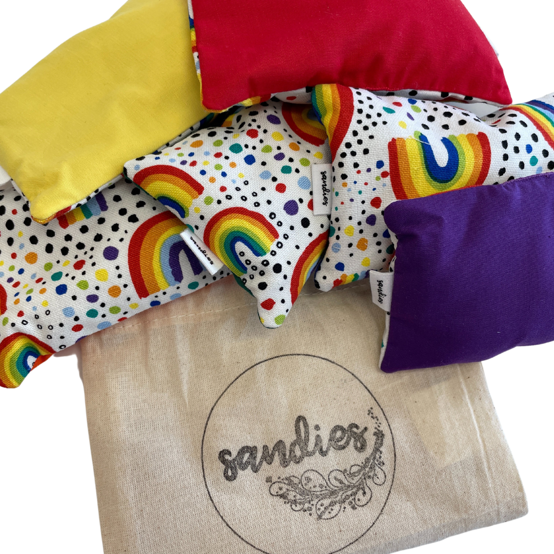 Rainbow Sandbags - Set of 6
