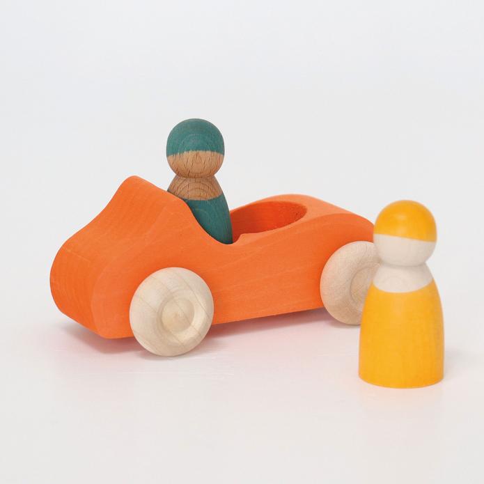 Grimm's Convertible Orange Car