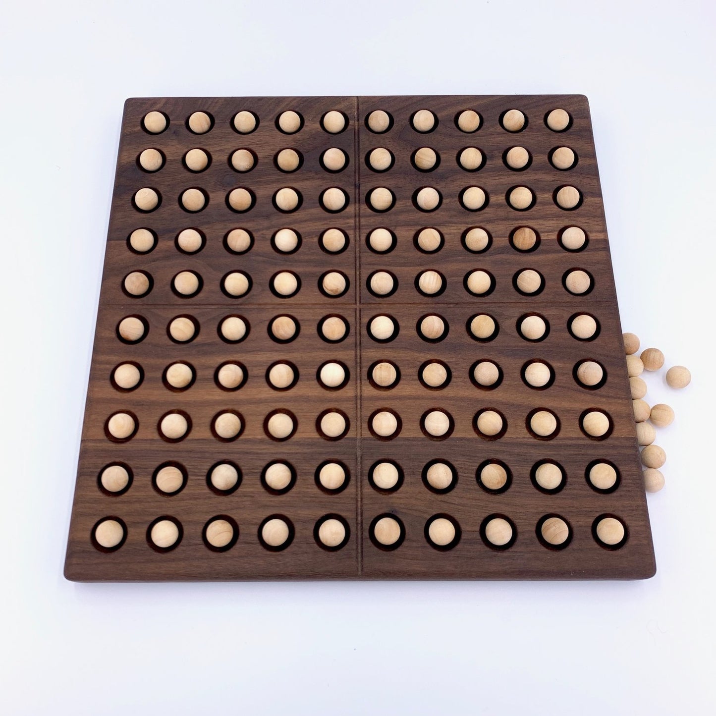 Hundreds Board with Wood Balls