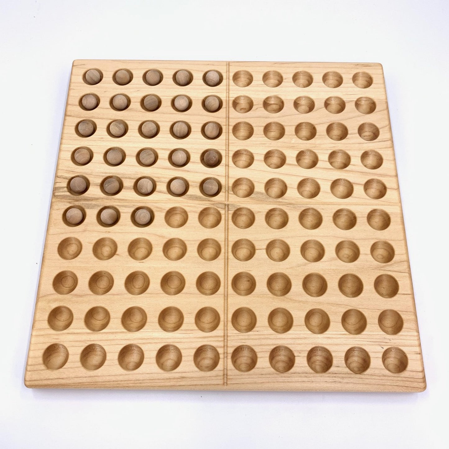 Hundreds Board with Wood Balls