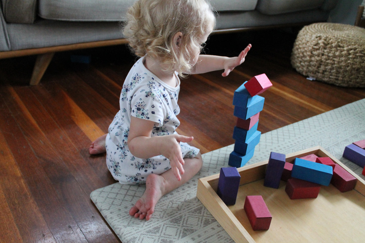 Grimm's Large Stepped Counting Blocks
