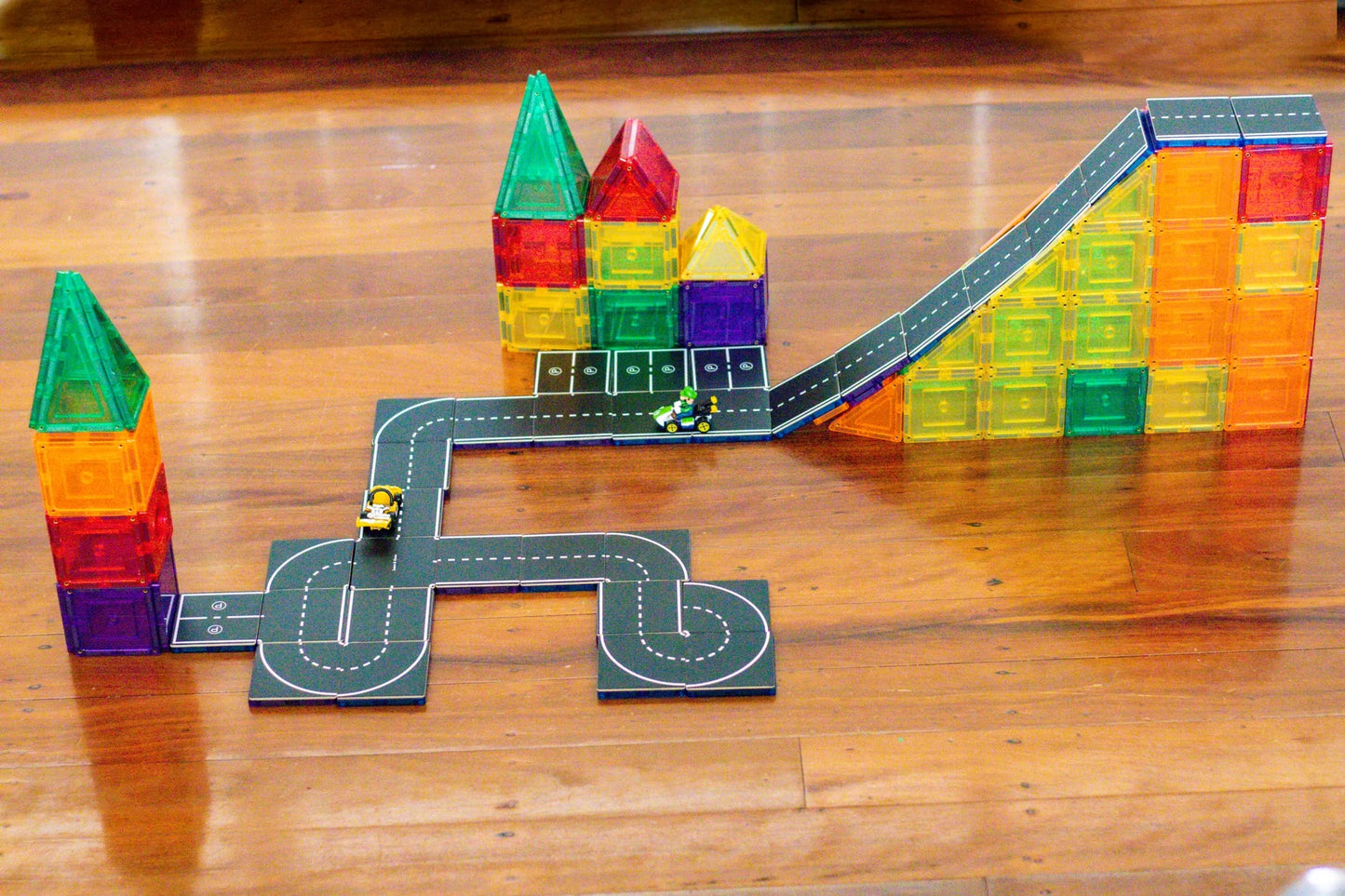 Magnetic Tile Topper - Road Pack