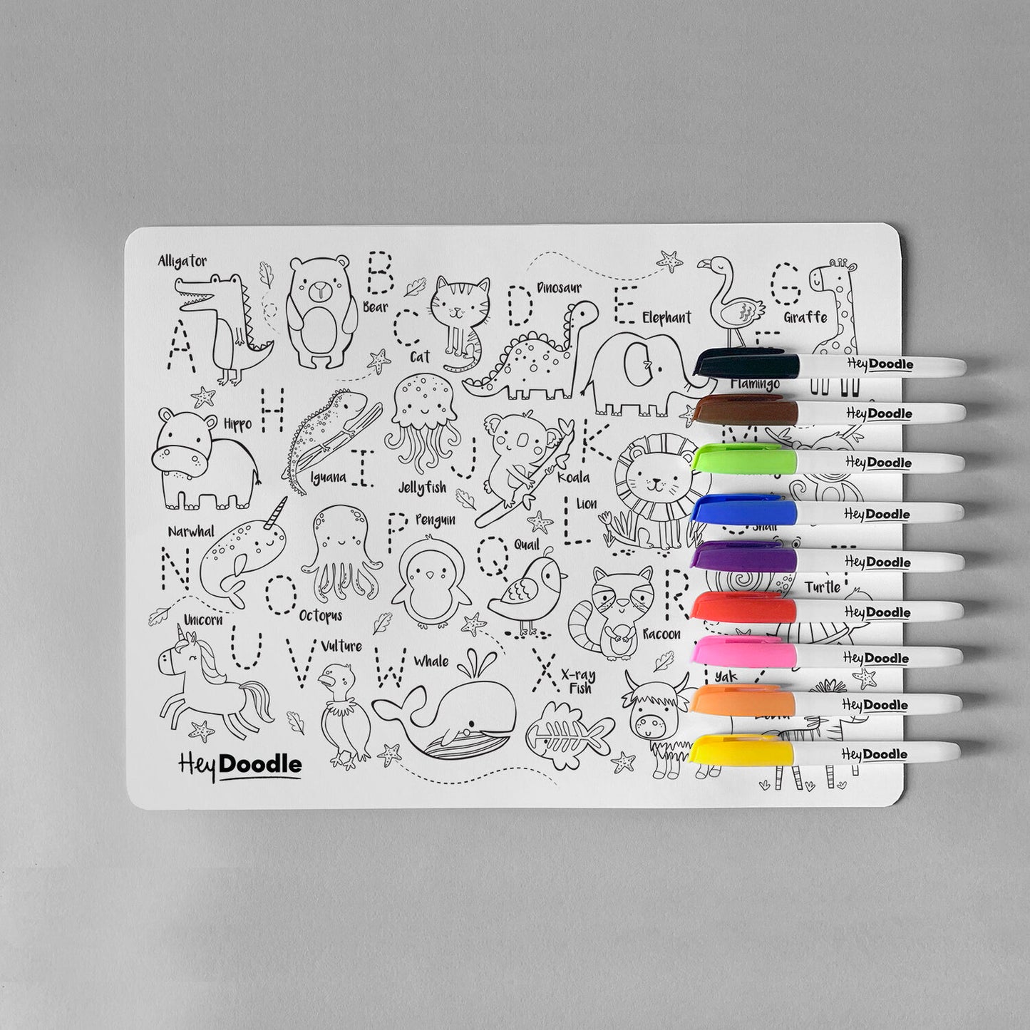 Colouring and Doodle Mat - Into The Wild