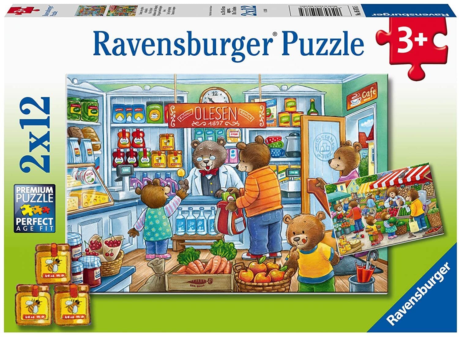 Ravensburger - Puzzle Barbiere Pasticcere, Collezione 60 Giant Ravensburger - Puzzle Barbiere Pasticcere, Collezione 60 Giant