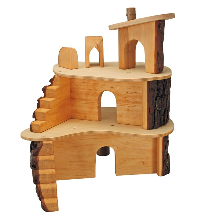Wooden deals toy treehouse
