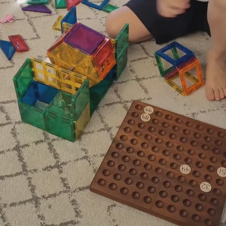 Load and play video in Gallery viewer, 1-100 Number Coins with Pegs