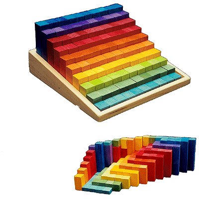 Grimm's Small Stepped Counting Blocks
