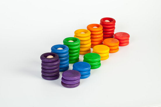 Grapat Nins, Rings and Coins Rainbow Colours