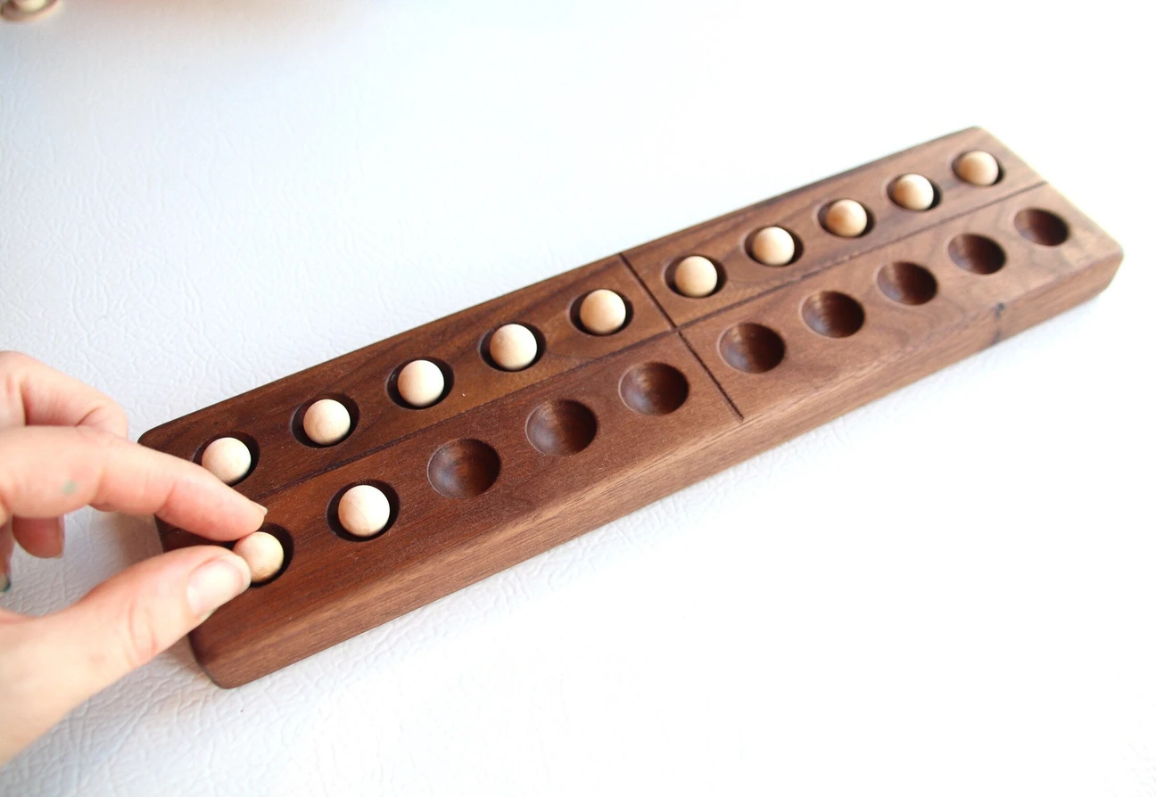 Twenty Frame with Balls - Walnut