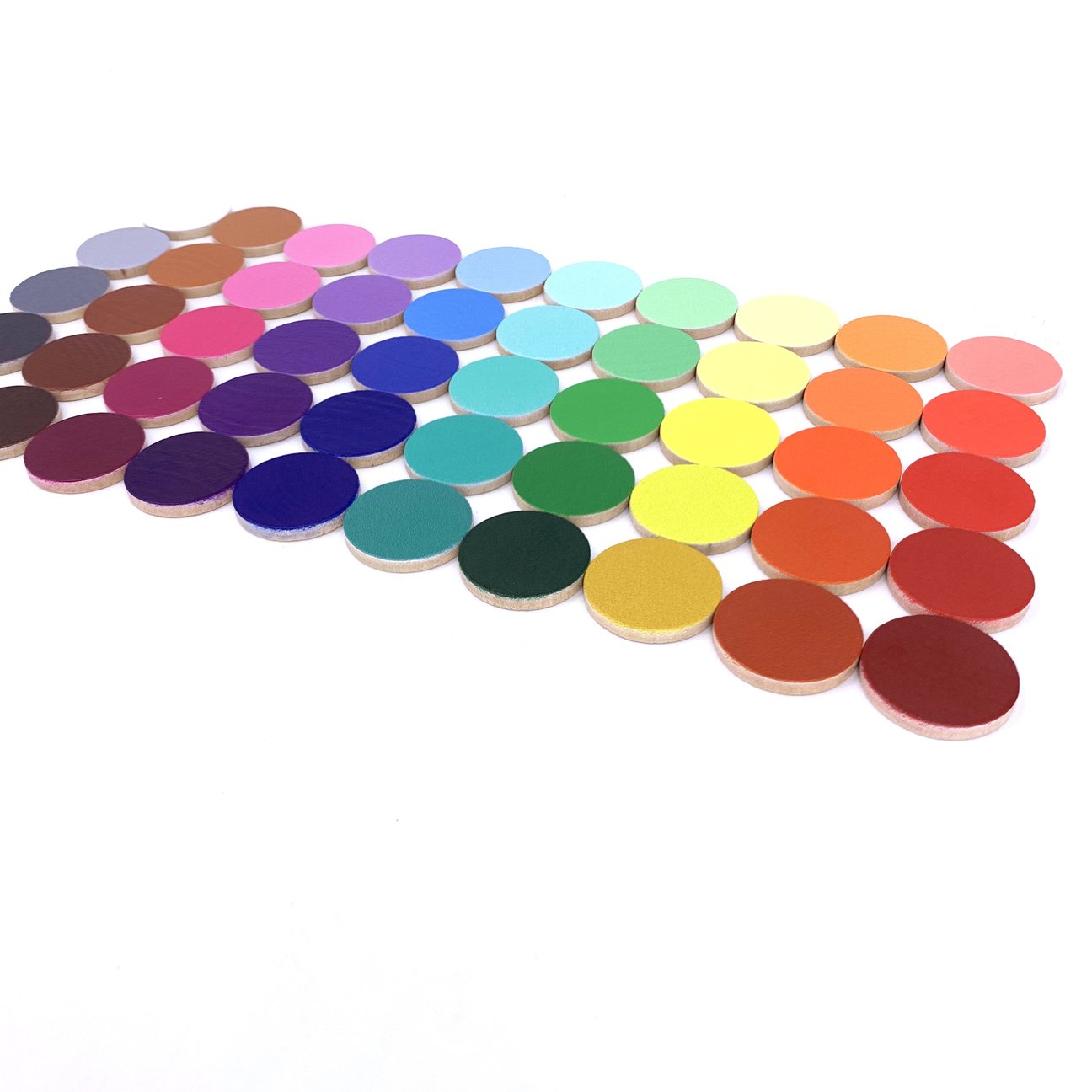 Colour Gradients Coins with Pegs